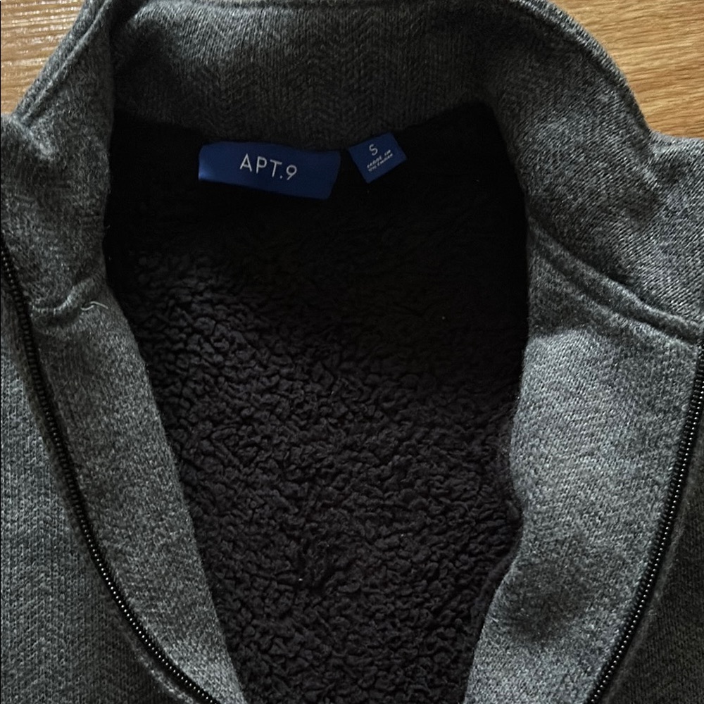 Apt. 9 Gray Fleece-Lined Coat - Picture 2 of 5